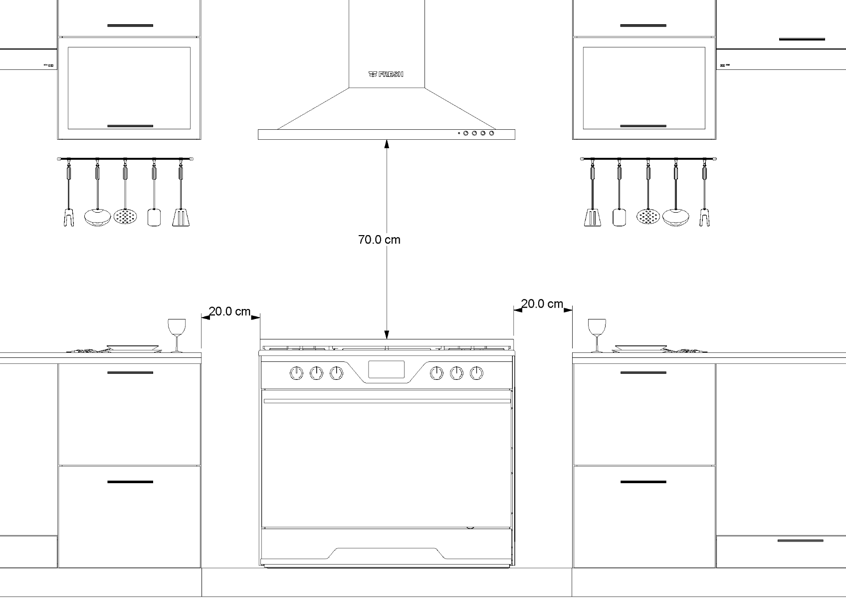 Fresh Classic Stove Hood hover