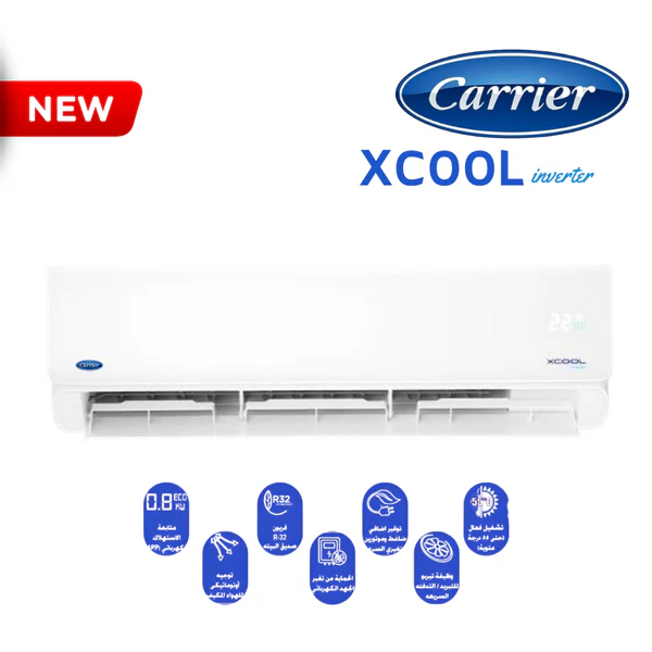 Carrier X-Cool Cool & Heat Inverter Air Conditioner 2.25 HP XCOOL QHEFT18DN8-708F