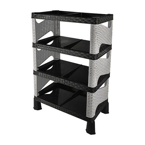 Rattan shoe cabinet