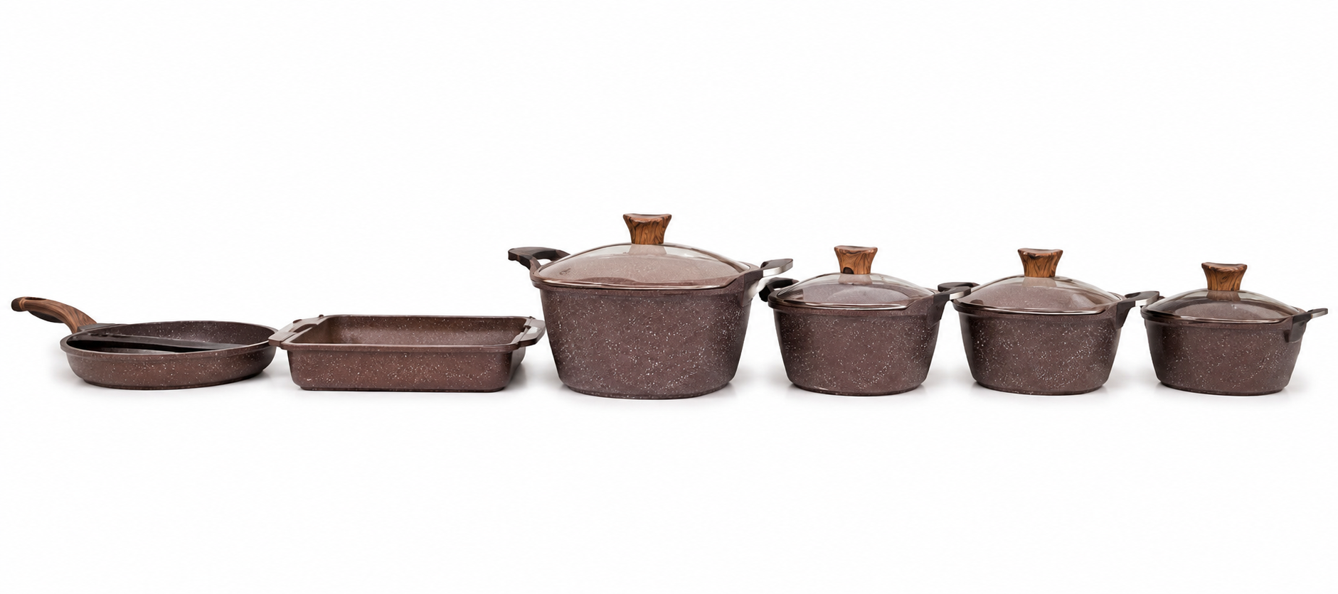 Newkline TROPIC Korean Design 13-Piece Square Granite Set