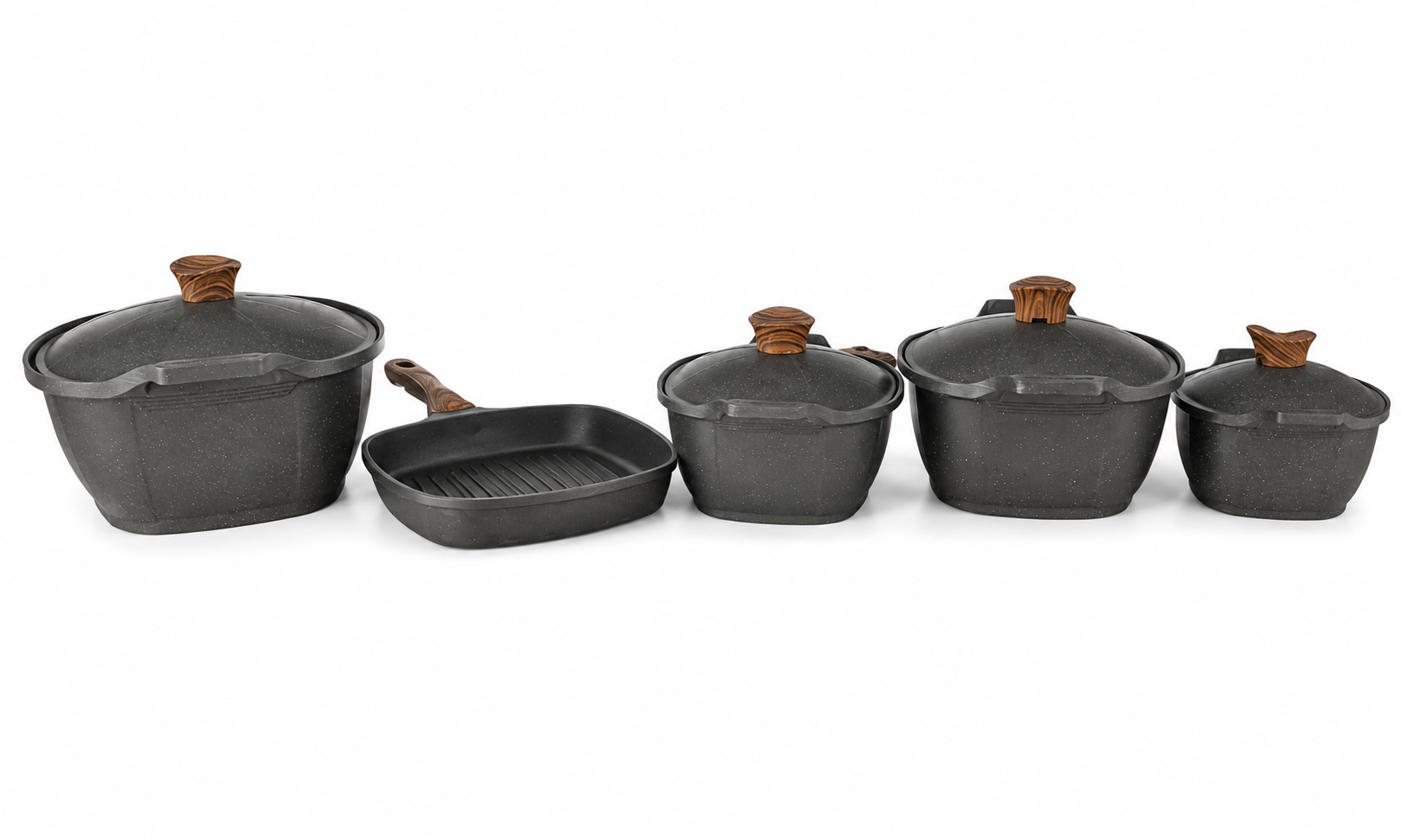 Korean Design Granite Set, 9 Pieces, Square hover