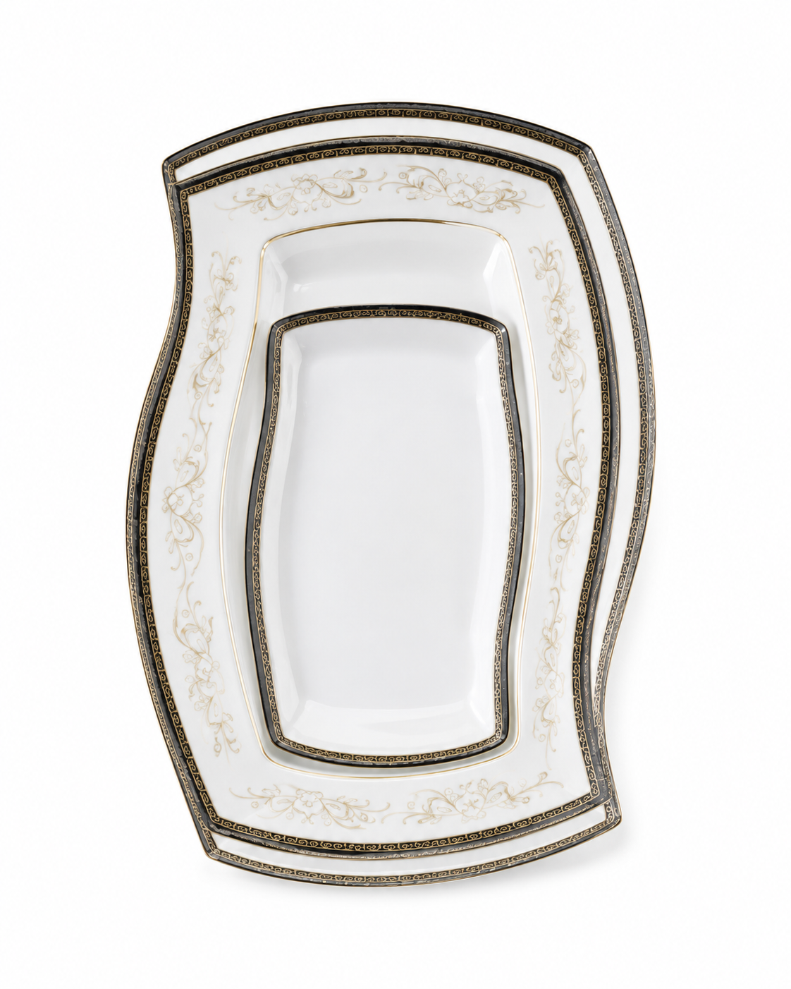 Oval serving set