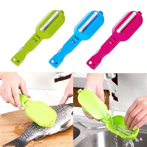 Colorful fish scaler