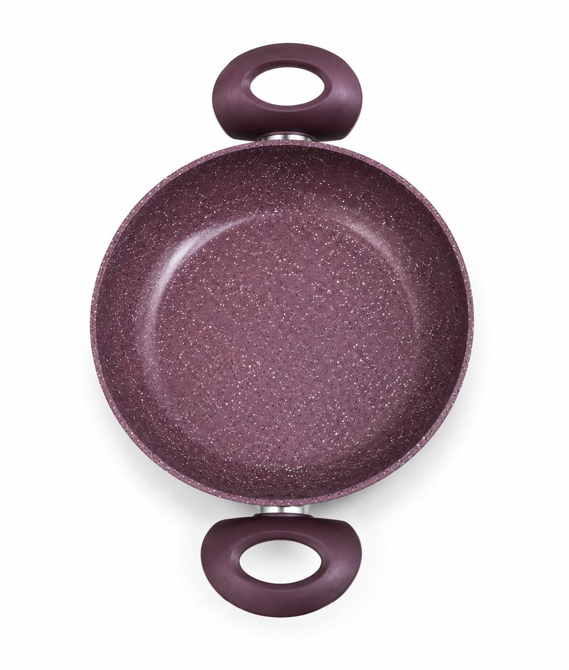 Egg plate 22 round, burgundy 06060