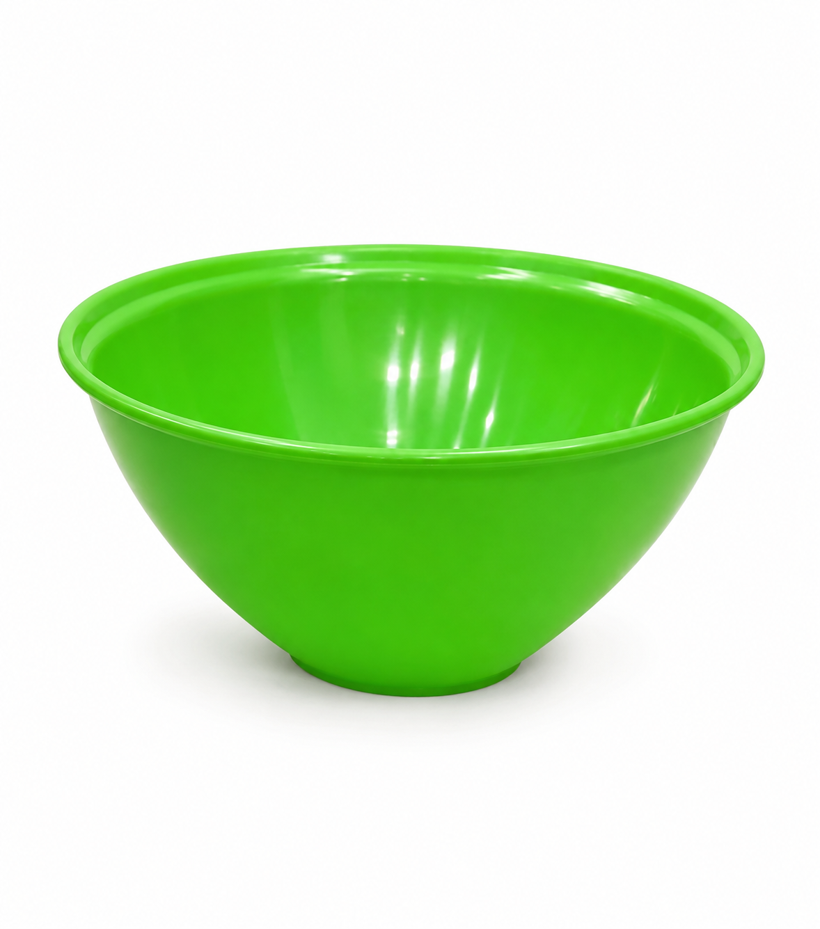 small green mixing bowl