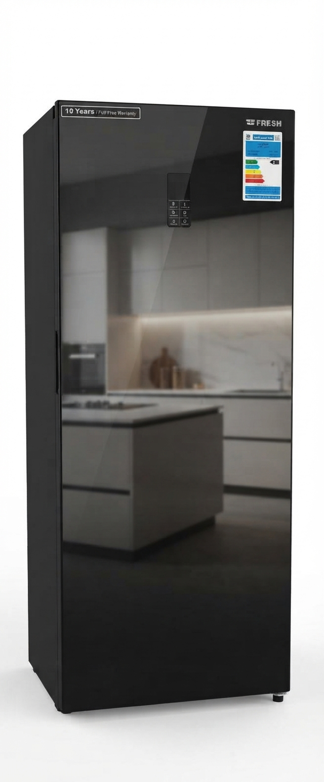 Fresh 6-Drawer Black Deep Freezer (MRT270MB)