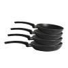 090 Nova 3-Piece Frying Pan Set (20/24/30 cm) – Grey