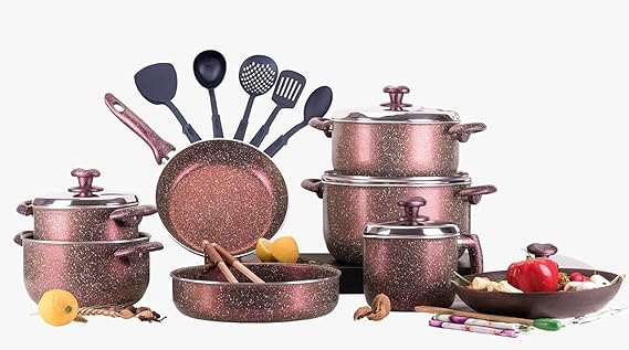 246 Nova 11-Piece Mixed Set (Pots: 18/20/24/30 cm; Frying Pan: 24 cm; 2 Pot Holders)